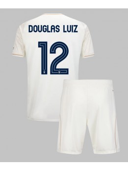 Billige Nottingham Forest Douglas Luiz #12 Bortedraktsett Barn 2025-26 Kortermet (+ Korte bukser)